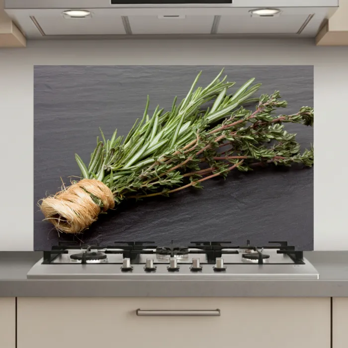 Kruidentuil Elegantie keuken achterwand spatscherm klein -3d_website