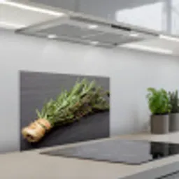 Kruidentuil Elegantie keuken achterwand spatscherm klein -3d_schuin