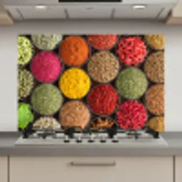 Kruiden - Schaaltjes - Kleurrijk - Textuur keuken achterwand spatscherm klein -3d_website