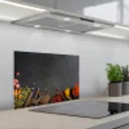 Kruiden - Eten - Specerijen - Zwart - Paprika - Kaneel keuken achterwand spatscherm klein -3d_schuin