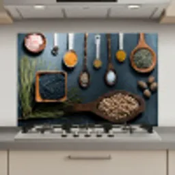 Kruiden - Lepels - Specerijen - Keuken keuken achterwand spatscherm klein -3d_website