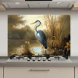 Reiger - Water - Planten keuken achterwand spatscherm klein -3d_website