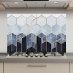 Hexagon - Gold - Luxe - Patronen keuken achterwand spatscherm klein -3d_website