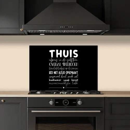 Thuis - Spreuken - Hartje keuken achterwand spatscherm klein -sfeer1