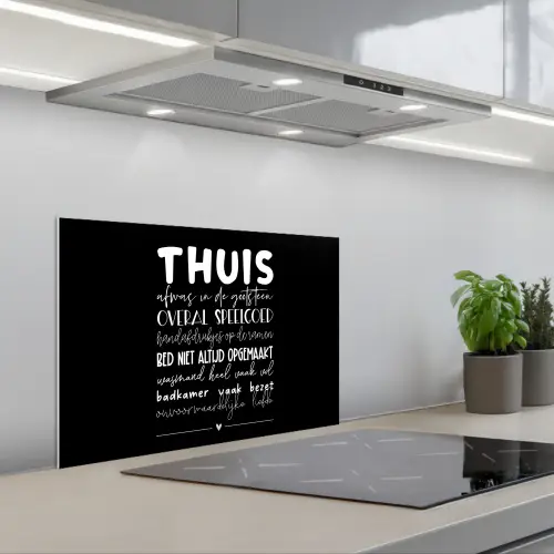 Thuis - Spreuken - Hartje keuken achterwand spatscherm klein -3d_schuin