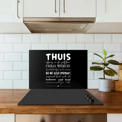 Thuis - Spreuken - Hartje keuken achterwand spatscherm klein -sfeer2