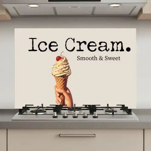 Ice cream - Softijs - Kleurrijk - Kers keuken achterwand spatscherm klein -3d_website