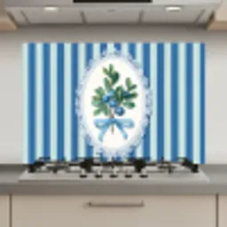 Illustratie - Bessen - Blauw - Strepen keuken achterwand spatscherm klein -3d_website