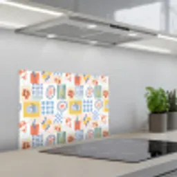 Zee - Sfeer - Mozaïek - Wijn keuken achterwand spatscherm klein 900 -3d_schuin