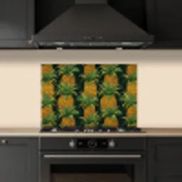 Illustratie - Patroon - Ananas keuken achterwand spatscherm klein 900 -sfeer1