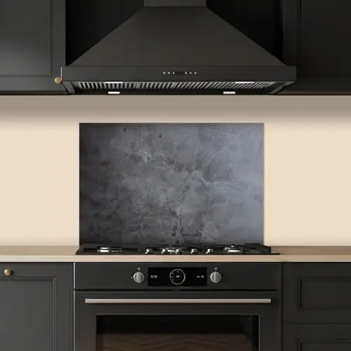 Industrieel - Beton - Grijs - Leisteen - Retro keuken achterwand spatscherm klein -sfeer1