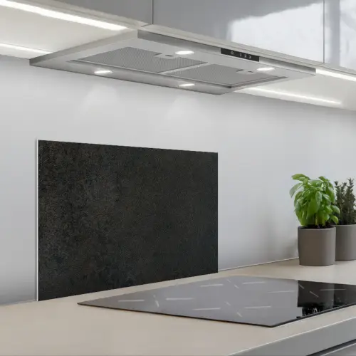 Industrieel - Beton - Grijs - Structuren - Retro keuken achterwand spatscherm klein -3d_schuin