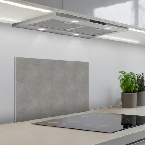 Industrieel - Patroon - Beton keuken achterwand spatscherm klein 900 -3d_schuin