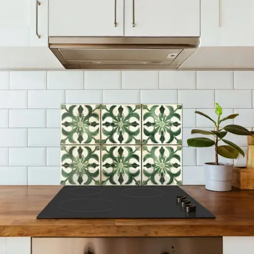 Interieur - Keramiek - Decoratie - Spaans keuken achterwand spatscherm klein -sfeer2