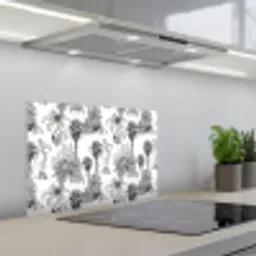 Jungle - Dieren - Grijs keuken achterwand spatscherm klein 900 -3d_schuin