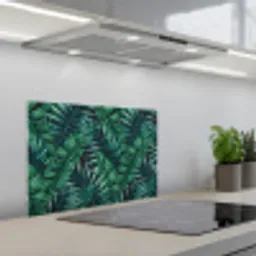 Jungle - Bladeren - Tropisch keuken achterwand spatscherm klein -3d_schuin