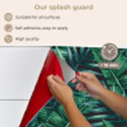 Jungle - Bladeren - Tropical keuken achterwand spatscherm middel -spatscherm_EN