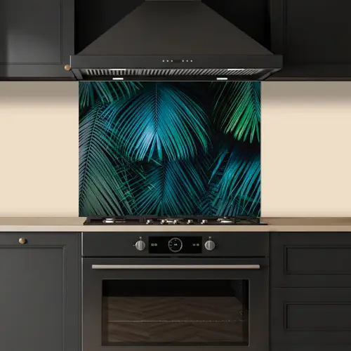 Jungle - Palmblad - Natuur keuken achterwand spatscherm middel -sfeer1