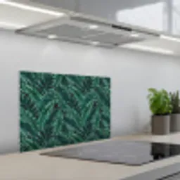 Jungle - Beplanting - Overlapping - Afsnijding keuken achterwand spatscherm klein 900 -3d_schuin