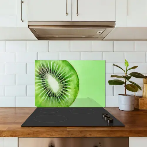 Kiwi - Groen - Fris keuken achterwand spatscherm klein -sfeer2