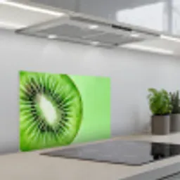 Kiwi - Groen - Fris keuken achterwand spatscherm klein -3d_schuin
