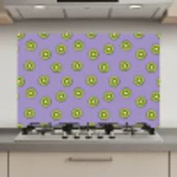 Kiwi - Patroon - Paars keuken achterwand spatscherm klein 900 -3d_website