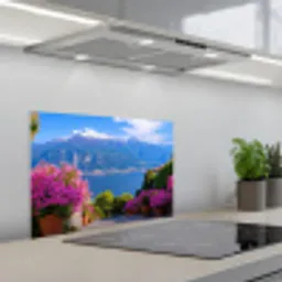 Lake Como - Italië - Landschap keuken achterwand spatscherm klein -3d_schuin