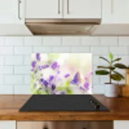 Lavendeldroom met Vlinder keuken achterwand spatscherm klein -sfeer2