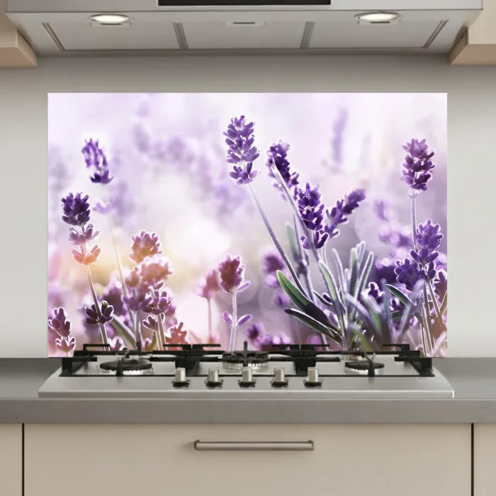 Lavendel Lichtspel keuken achterwand spatscherm klein -3d_website