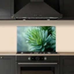 Blad - Plant - Groen - Textuur keuken achterwand spatscherm klein -sfeer1