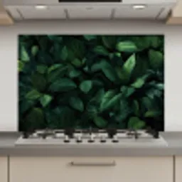 Bladeren - Ovaal - Groen - Nerven keuken achterwand spatscherm klein -3d_website