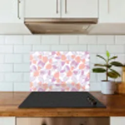 Bladeren - Pastelkleuren - Tropisch keuken achterwand spatscherm klein 900 -sfeer2