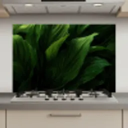 Bladeren - Schaduw - Groen - Textuur keuken achterwand spatscherm klein -3d_website