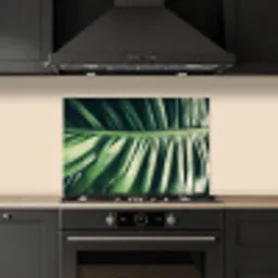 Bladeren - Tropisch - Jungle - Groen keuken achterwand spatscherm klein -sfeer1