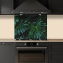 Bladeren - Tropisch - Monstera - Jungle keuken achterwand spatscherm middel -sfeer1