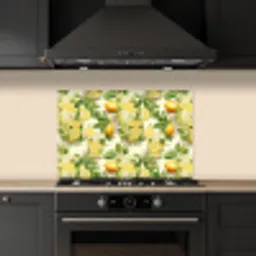 Citroen - Drankje - Glas - Munt keuken achterwand spatscherm klein 900 -sfeer1