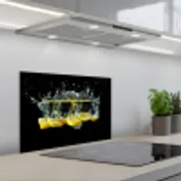 Citroen - Fruit - Geel - Stilleven - Water keuken achterwand spatscherm klein -3d_schuin