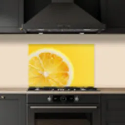 Citroen - Geel - Zonnig keuken achterwand spatscherm klein -sfeer1