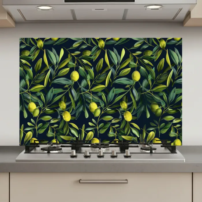 Citroenen - Bladeren - Natuurlijk keuken achterwand spatscherm klein -3d_website
