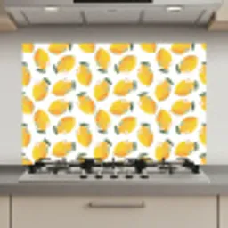 Citroenen - Wit - Bloemen - Patroon keuken achterwand spatscherm klein 900 -3d_website