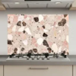 Licht - Roze - Terrazzo - Stenen keuken achterwand spatscherm klein -3d_website