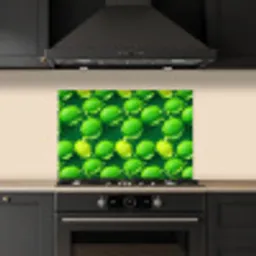Limoen - Groen - Water keuken achterwand spatscherm klein 900 -sfeer1