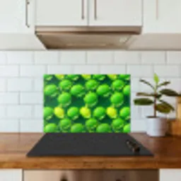 Limoen - Groen - Water keuken achterwand spatscherm klein 900 -sfeer2