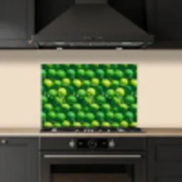 Limoenen - Druppels - Groen keuken achterwand spatscherm klein 900 -sfeer1