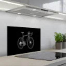 Lijnen - Illustratie - Wit keuken achterwand spatscherm klein -3d_schuin
