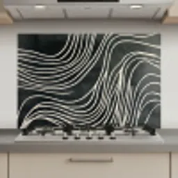 Lijnen - Patroon - Abstract - Wit keuken achterwand spatscherm klein -3d_website