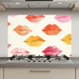 Lippen - Kleurrijk - Glanzend keuken achterwand spatscherm klein -3d_website