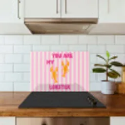 Lobster - Love - Valentijn keuken achterwand spatscherm klein -sfeer2