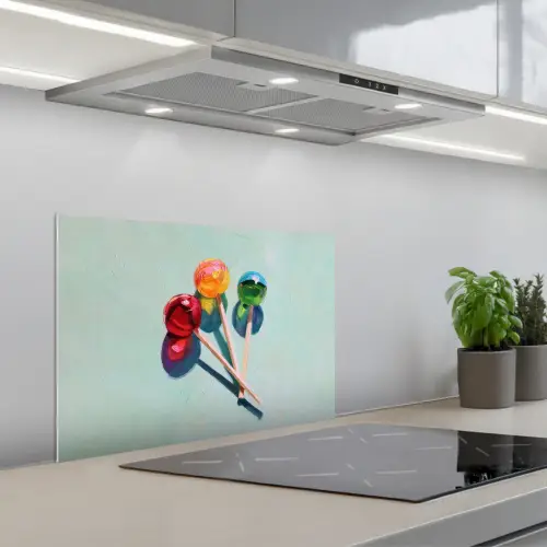 Lollys - Schaduw - Drie - Blauw keuken achterwand spatscherm klein -3d_schuin