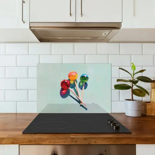Lollys - Schaduw - Drie - Blauw keuken achterwand spatscherm klein -sfeer2